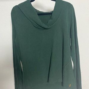 Lucy Green Pullover Scoop Neck Hoodie